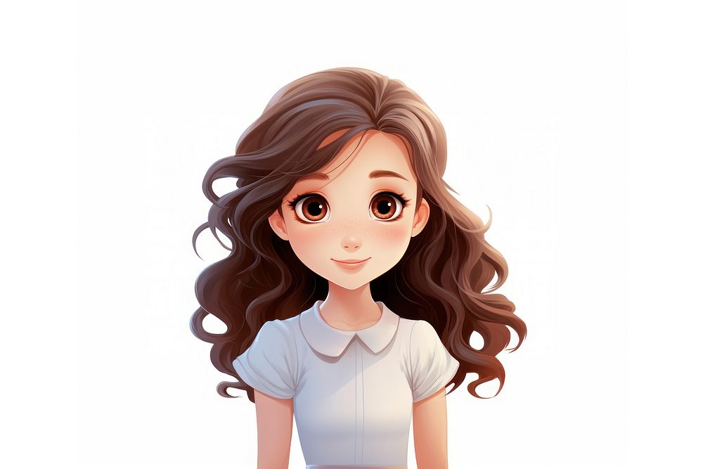 Girl cartoon png adult doll toy. AI generated Image by rawpixel.