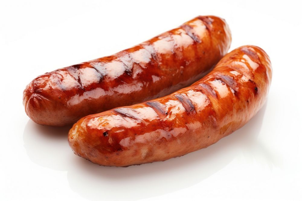 Sausages pork bratwurst meat. AI generated Image by rawpixel.