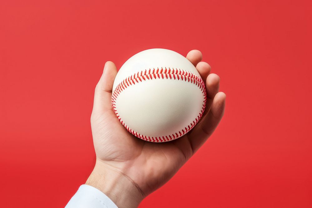 Baseball holding sports hand. AI generated Image by rawpixel.