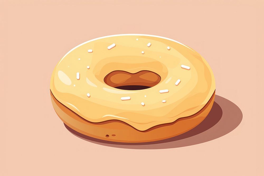 Donut donut bagel food. AI generated Image by rawpixel.