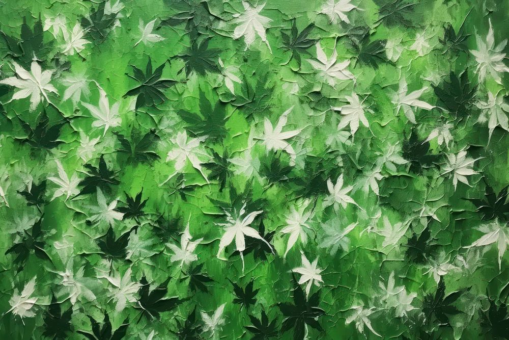 Cannabis abstract texture nature. AI generated Image by rawpixel.
