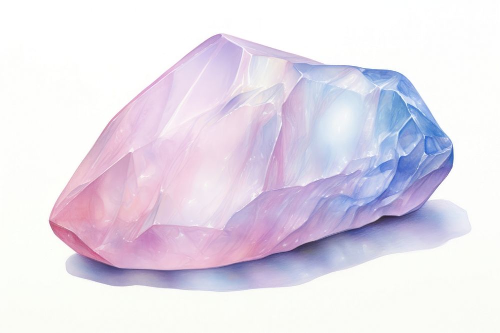 Opal gem gemstone mineral crystal. AI generated Image by rawpixel.