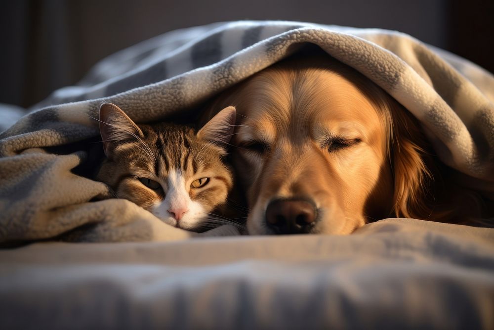 Blanket dog sleeping mammal. 