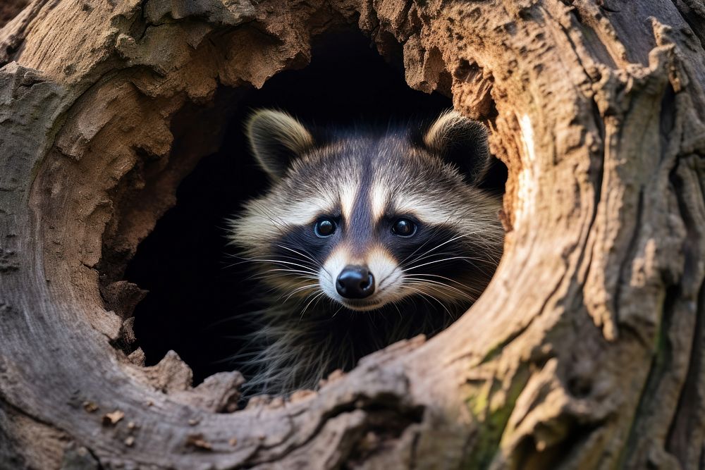 Raccoon raccoon wildlife animal. AI generated Image by rawpixel.