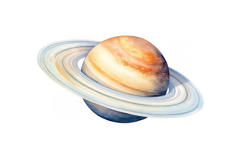 Saturn astronomy planet space. AI generated Image by rawpixel.