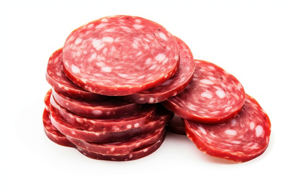 Salami sausage meat food. AI generated Image by rawpixel.