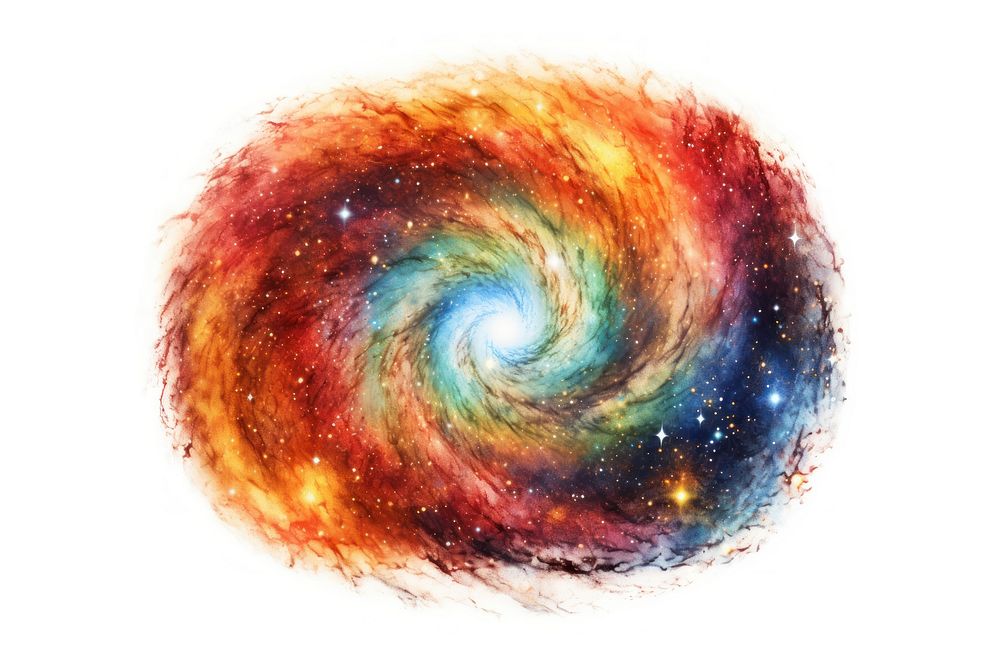 Spiral astronomy universe pattern. AI generated Image by rawpixel.