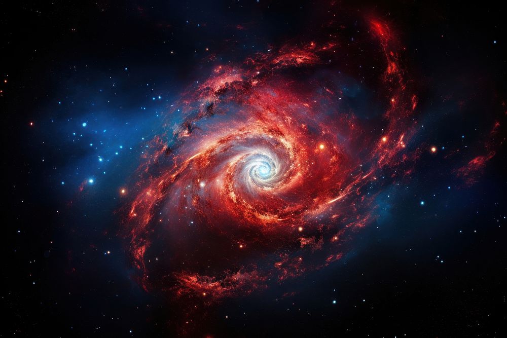 Spiral galaxy astronomy universe outdoors. 