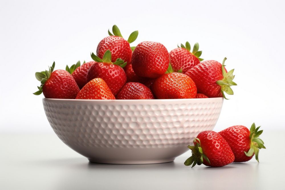 Strawberry berries fruit plant. 