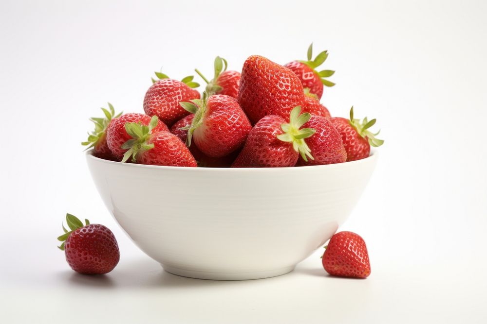 Strawberry fruit plant food. 