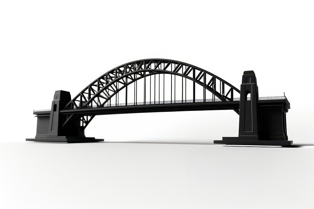 Australia bridge architecture black. AI | Premium Photo Illustration ...