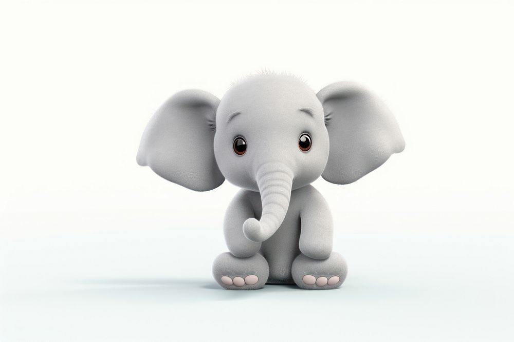 Baby elephant wildlife mammal animal. AI generated Image by rawpixel.