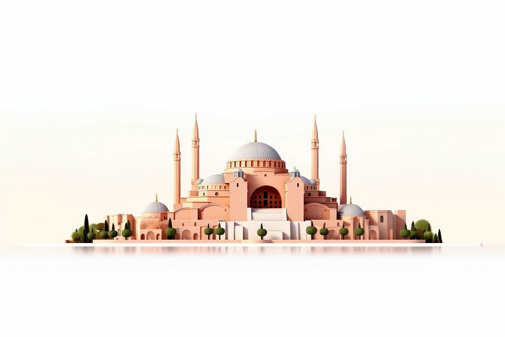 Istanbul architecture building landmark. AI generated Image by rawpixel.