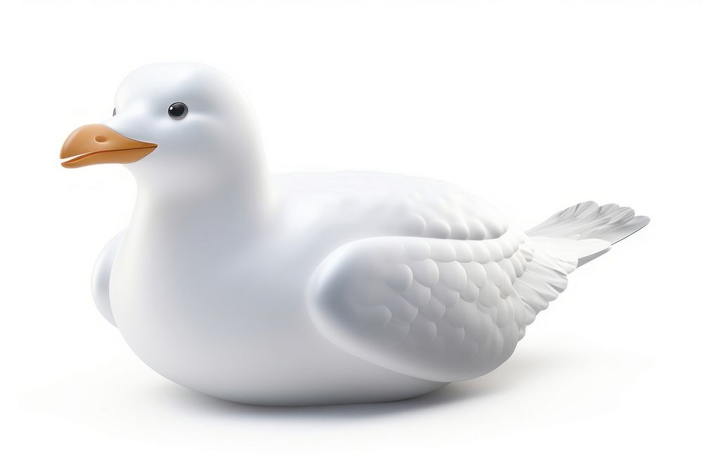 Seagull animal white bird. AI generated Image by rawpixel.