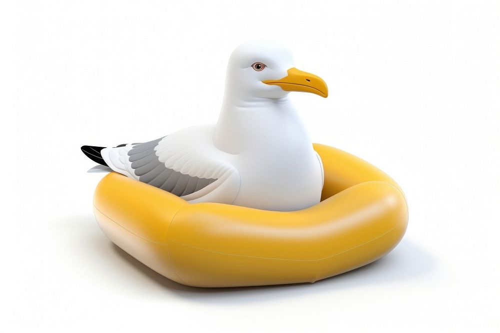 Seagull inflatable animal bird. AI generated Image by rawpixel.