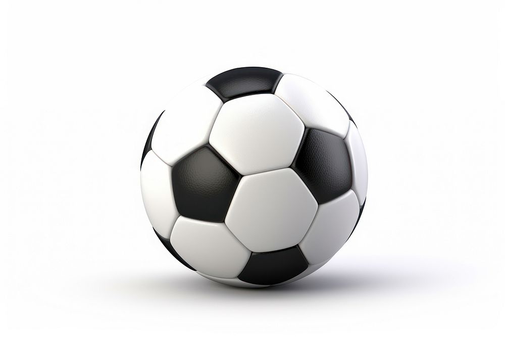 Football ball sports soccer white background. AI generated Image by rawpixel.