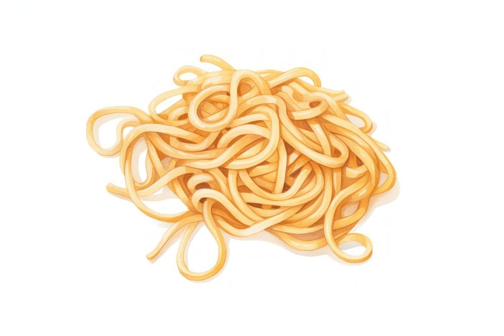 Yaki Udon spaghetti noodle pasta. AI generated Image by rawpixel.