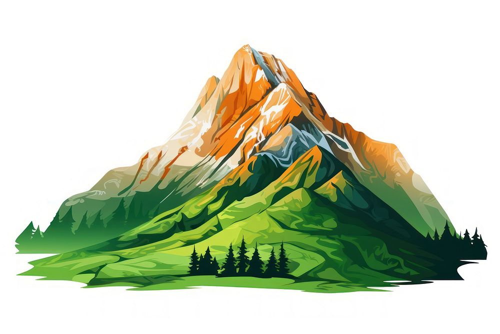 Mountain wilderness landscape outdoors. AI generated Image by rawpixel.
