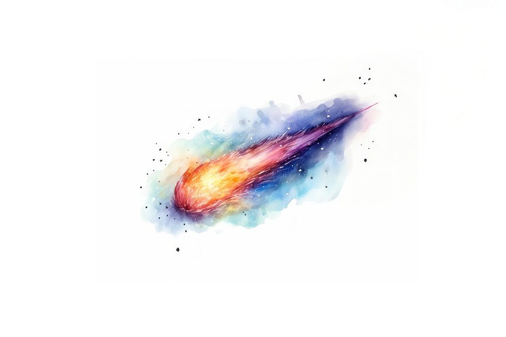 Star nebula space comet. AI generated Image by rawpixel.