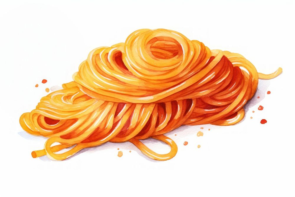 Spaghetti pasta food naporitan. AI generated Image by rawpixel.