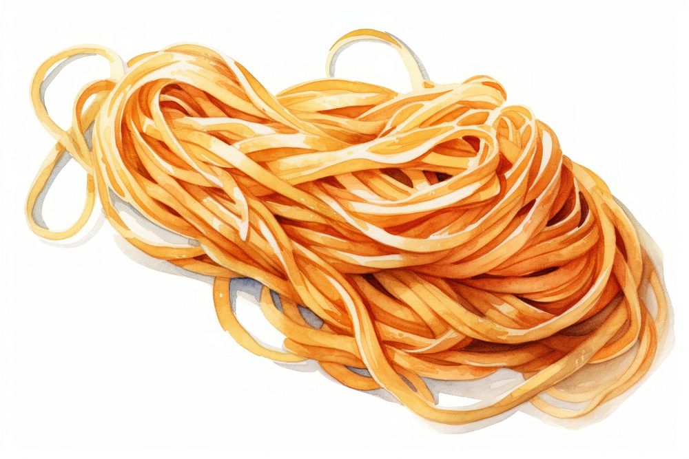 Spaghetti pasta food vermicelli. AI generated Image by rawpixel.