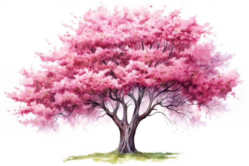 Tree blossom outdoors flower. AI generated Image by rawpixel.