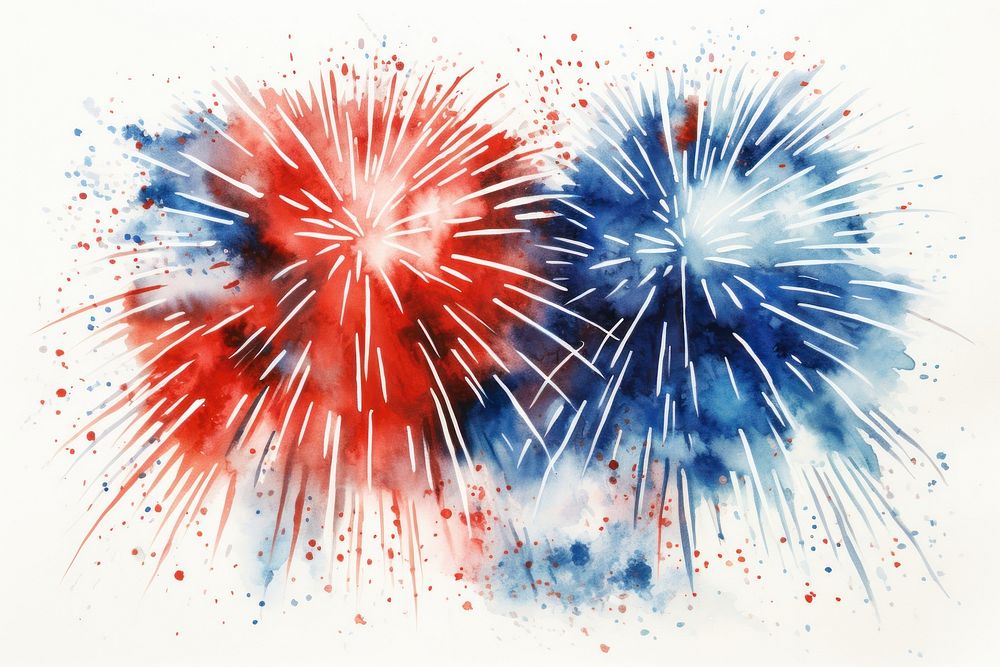 Fireworks art celebration creativity. AI generated Image by rawpixel.