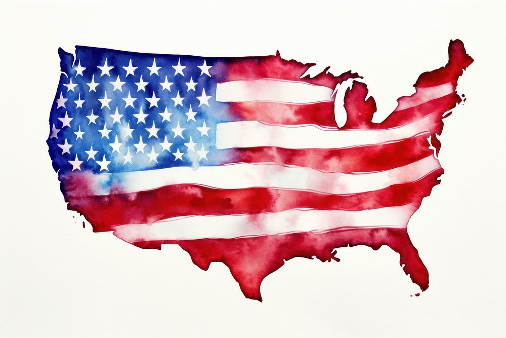 Flag map independence patriotism. AI generated Image by rawpixel.