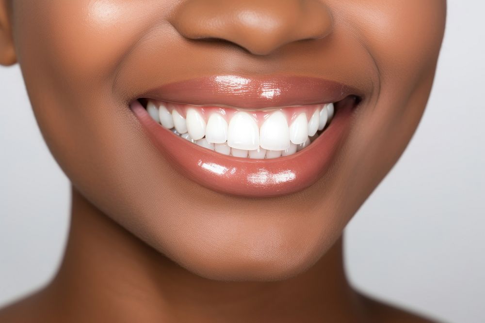 Happy big smile teeth white mouth. AI generated Image by rawpixel.