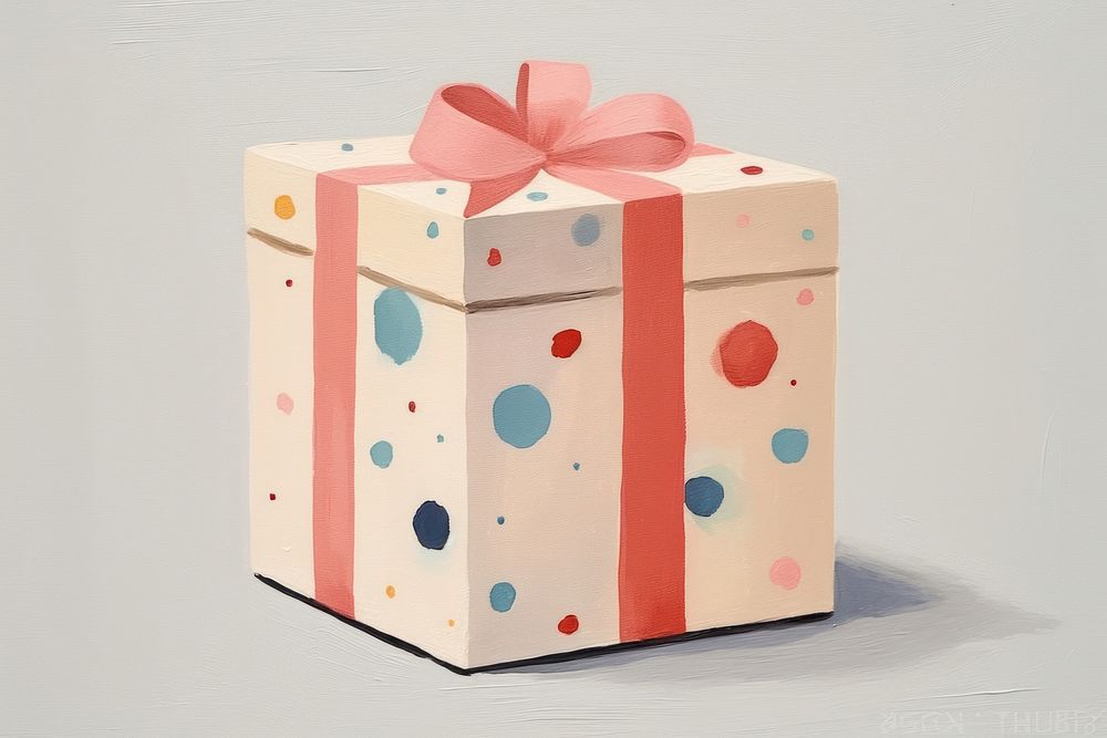 Present box gift anniversary celebration. AI generated Image by rawpixel.