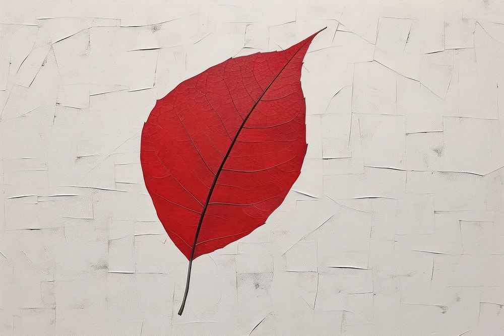 Red leaf backgrounds plant creativity. AI generated Image by rawpixel.