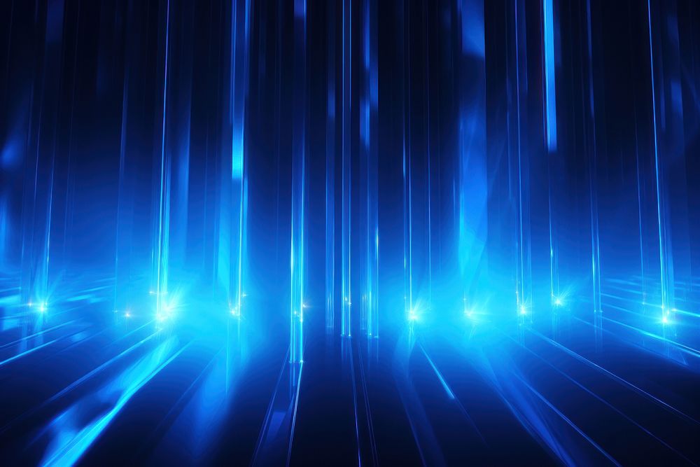 Abstract blue neon light effect   by rawpixel