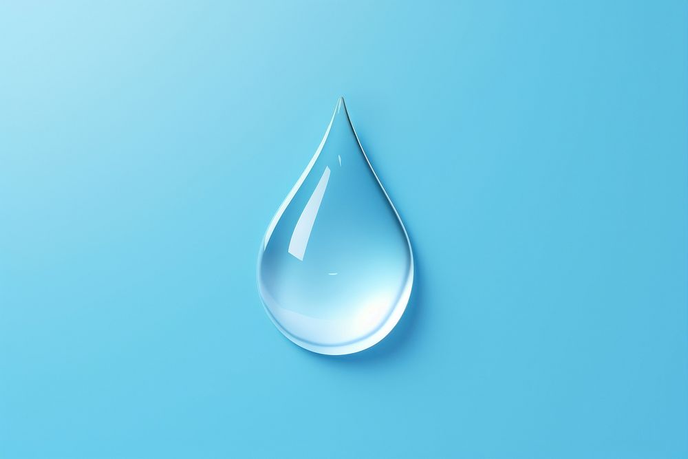 Single water droplet effect 