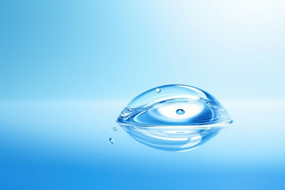 Water drop ripple effect AI generated image by rawpixel
