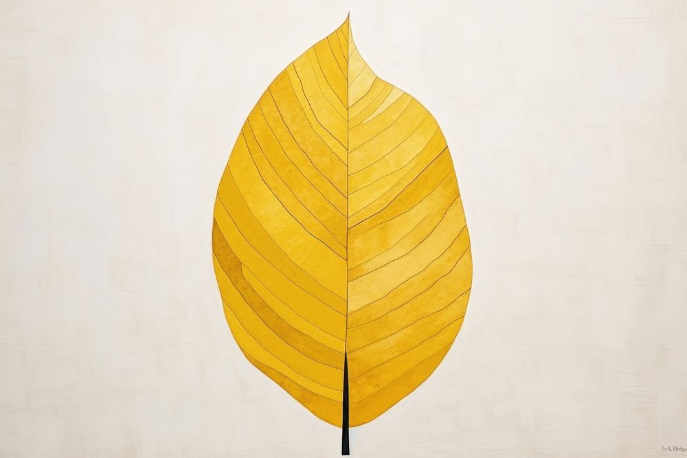Yellow leaf backgrounds plant creativity. AI generated Image by rawpixel.
