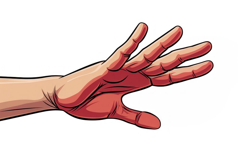 Hand hand cartoon finger. AI generated Image by rawpixel.