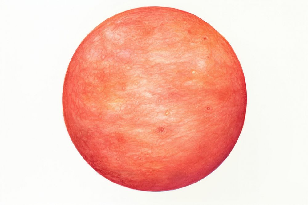 Mercury red white background freshness. AI generated Image by rawpixel.