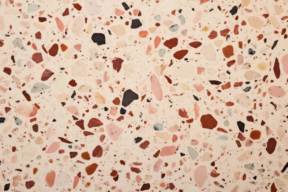 Mono terrazzo texture backgrounds flooring art. AI generated Image by rawpixel.