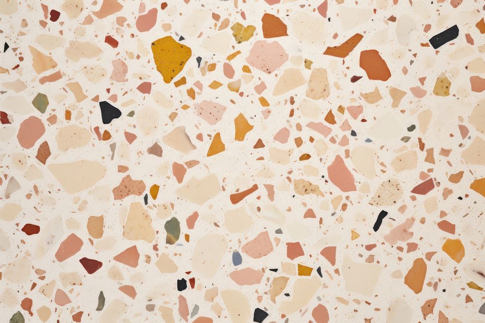 Mono terrazzo texture backgrounds flooring art. 