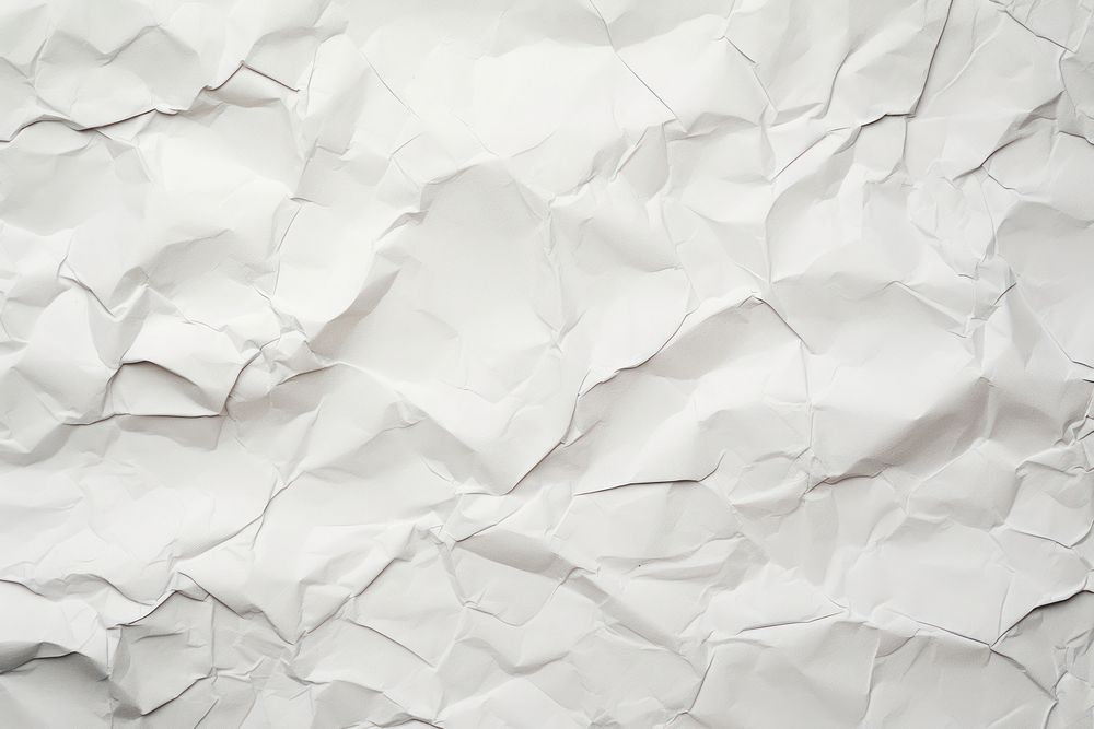 Crumpled white paper effect 