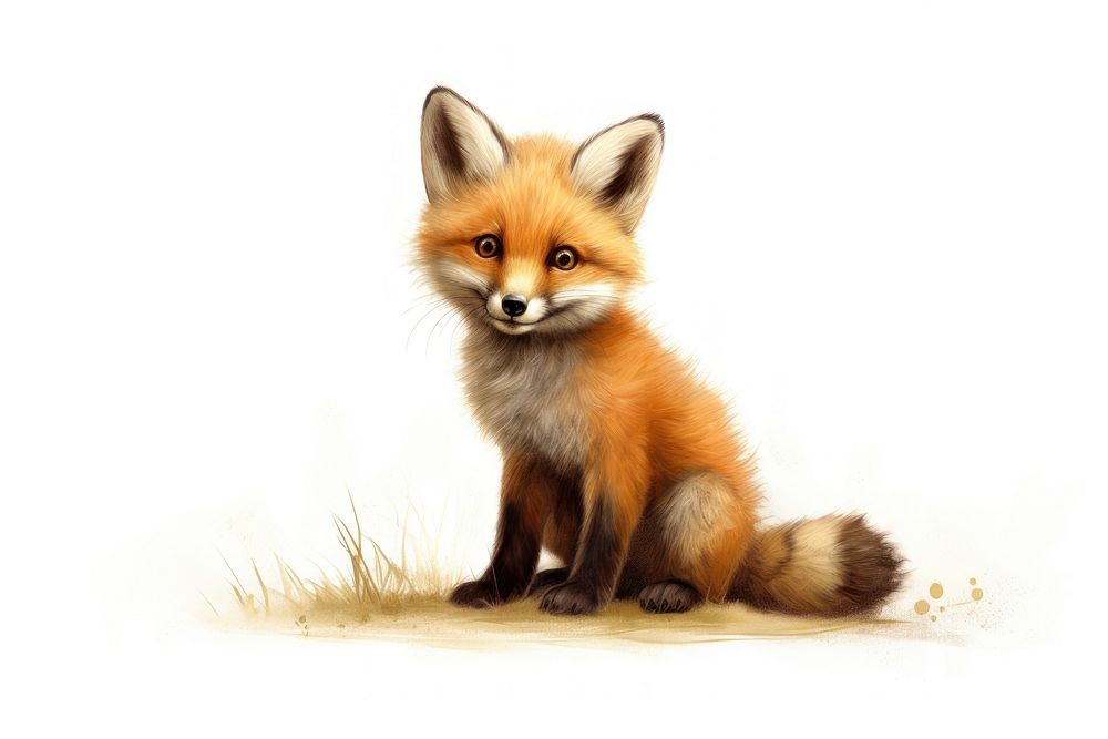 Fox wildlife animal mammal. AI generated Image by rawpixel.