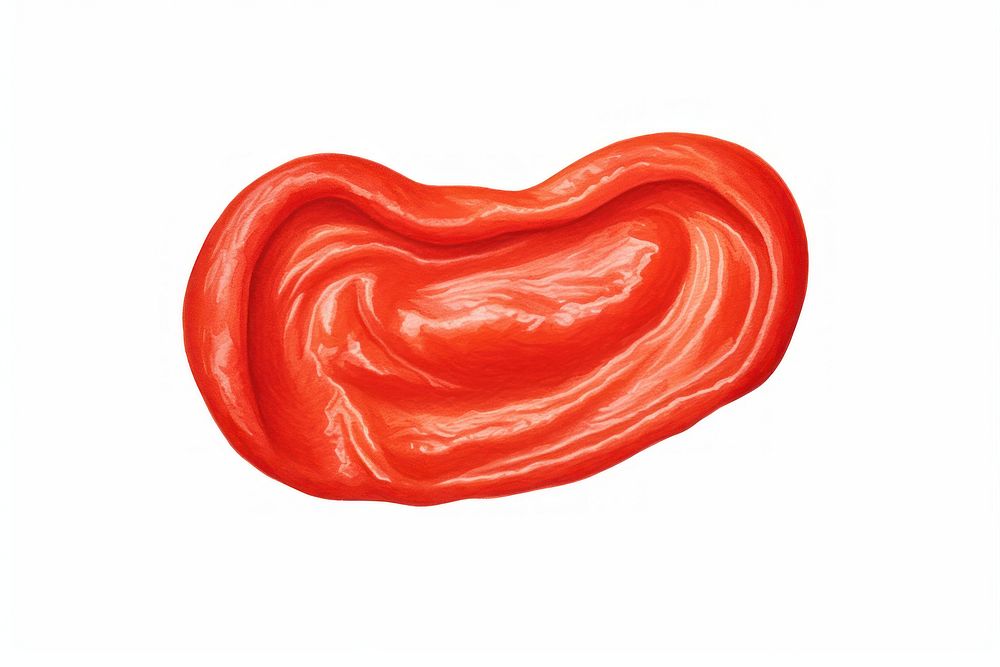 Tomato sause food red white background. AI generated Image by rawpixel.