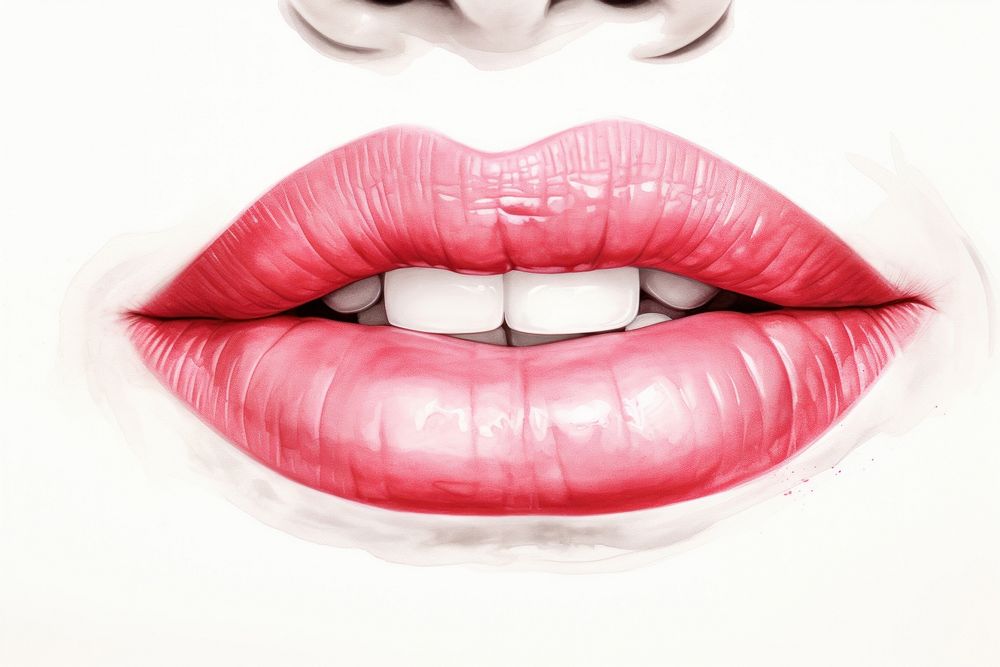 Lip cosmetics lipstick medication. AI generated Image by rawpixel.
