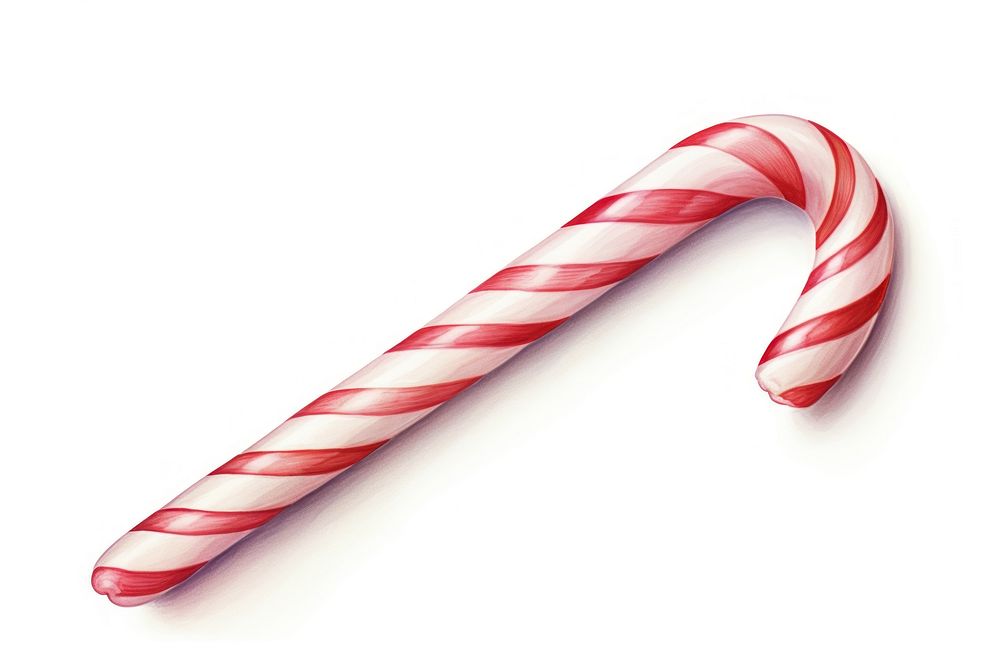 Candy cane confectionery red white background. AI generated Image by rawpixel.