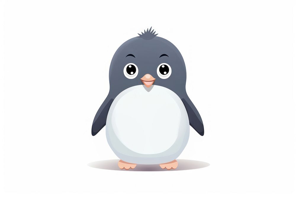 Cartoon penguin cartoon animal. AI generated Image by rawpixel.