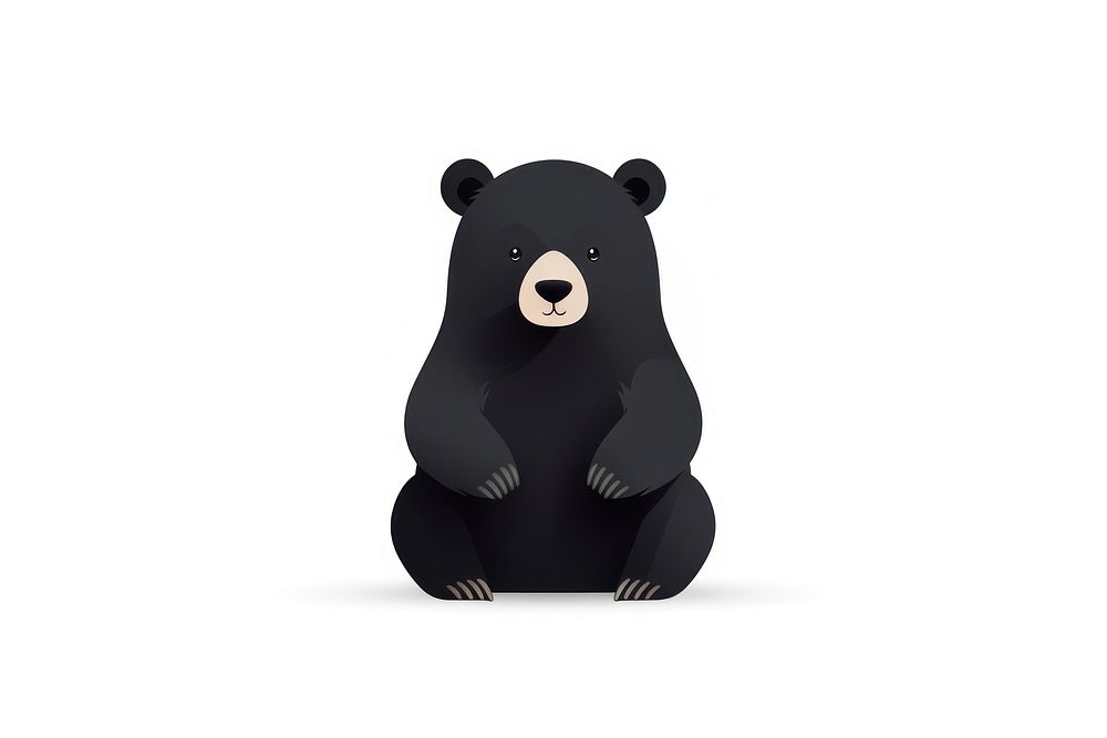 Cartoon bear wildlife cartoon. AI generated Image by rawpixel.