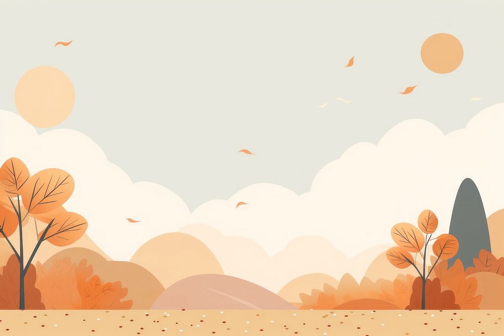 Autumn weather backgrounds landscape outdoors. AI generated Image by rawpixel.