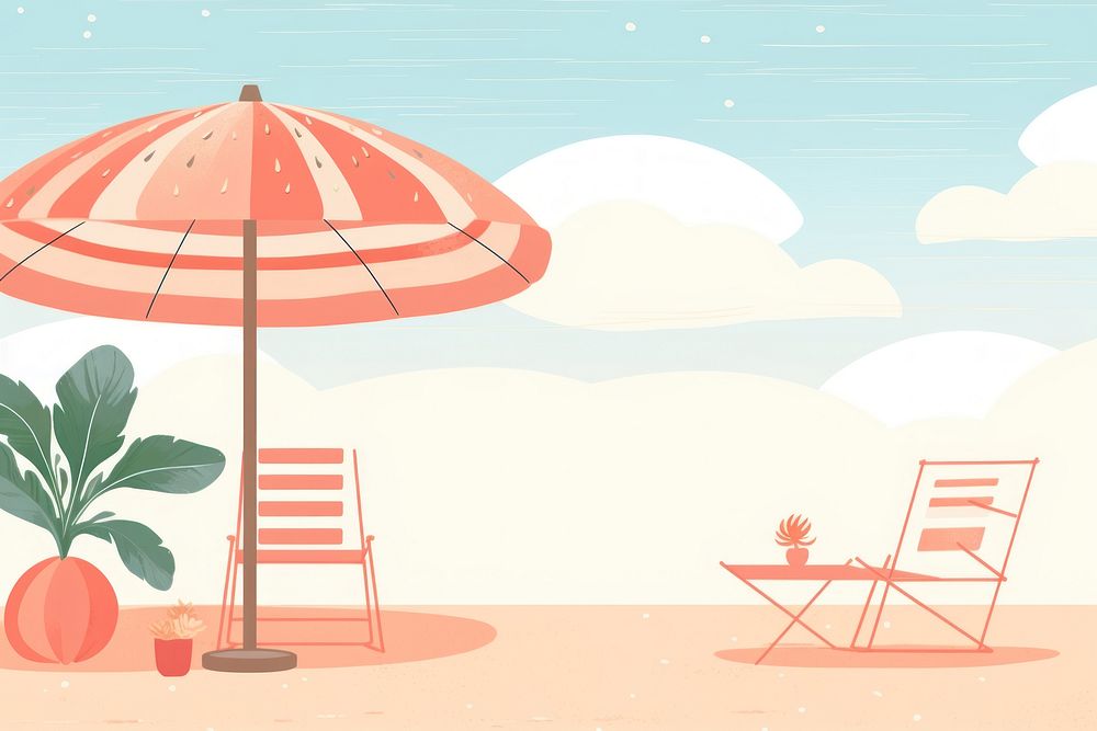 Summer weather summer furniture chair. AI generated Image by rawpixel.