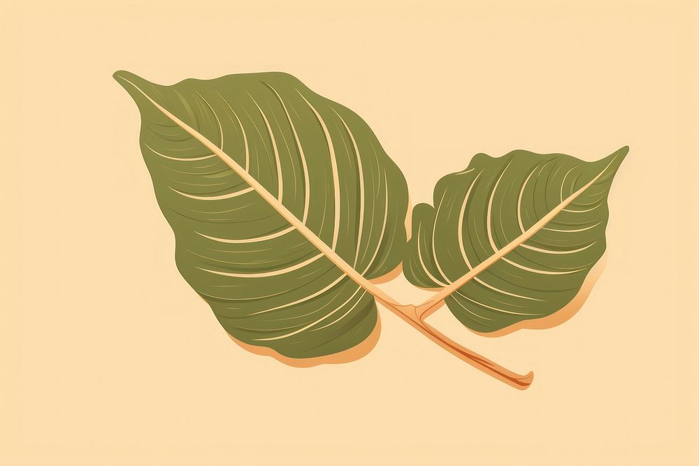 Sagitate leaf plant reptile nature. AI generated Image by rawpixel.