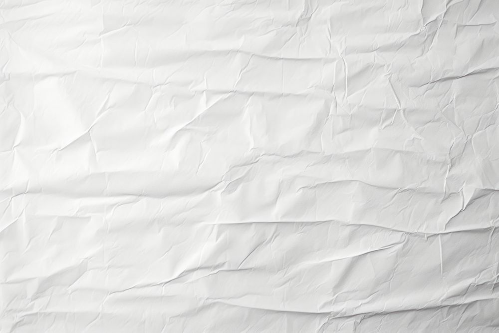 Crumpled white paper effect AI generated image by rawpixel